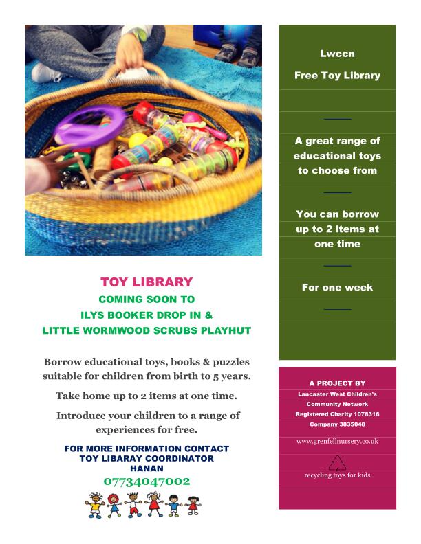 Toy library poster November 2021 update